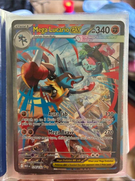 Tag Other - Tag Mega Lucario ex Pokémon Card - Blue, Red, Yellow